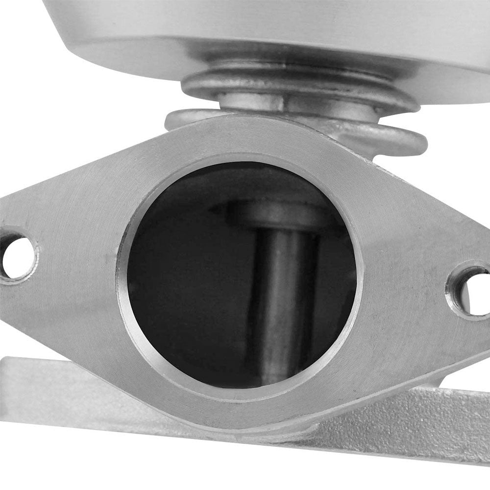 Universal Silver 38mm Turbo Manifold V-Band Wastegate Bypass Exhaust+8PSI Spring