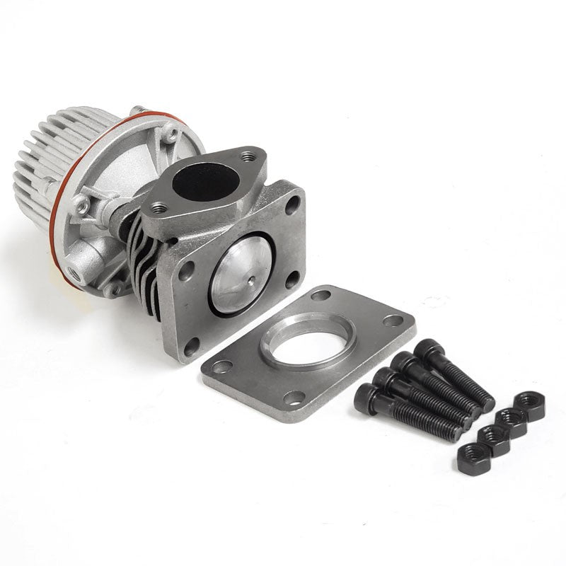 Universal 40mm 4-Bolt Turbo Manifold Wastegate Bypass Exhaust+10 PSI Spring