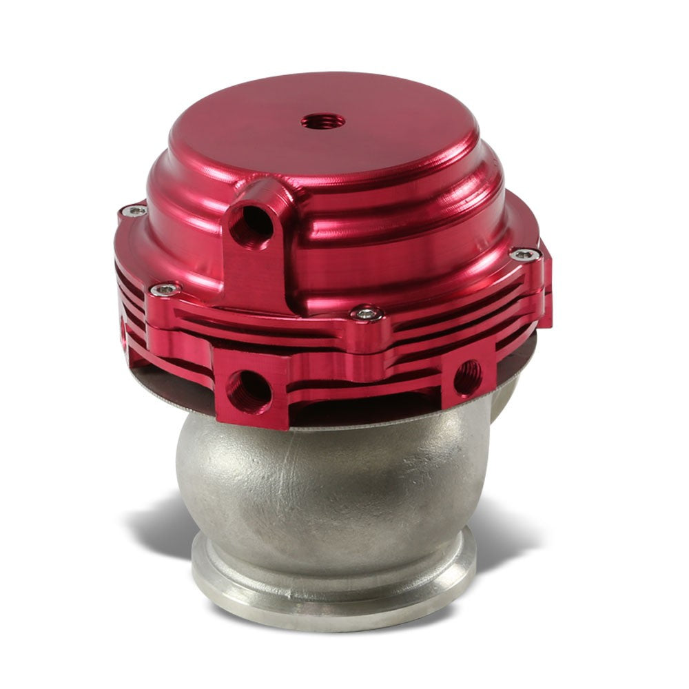44mm Red JDM Turbocharger Manifold Boost V-Band Wastegate+Dump Ring+PSI Spring