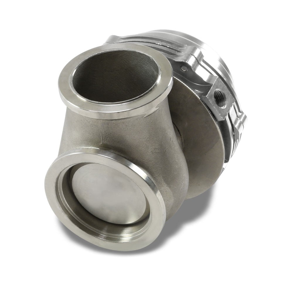 44mm Silver JDM Turbo Manifold Boost V-Band Wastegate+Dump Ring+13 PSI Spring