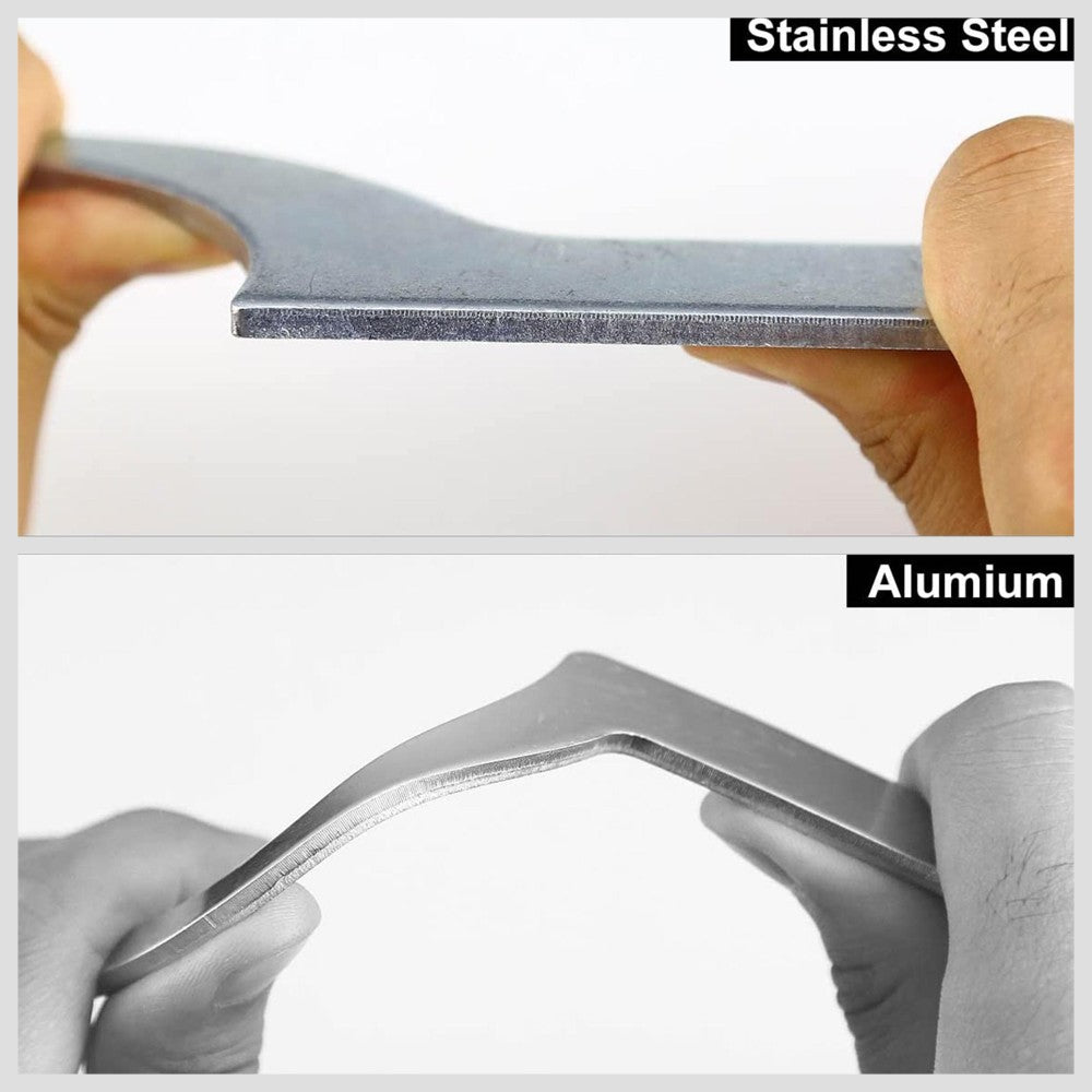 Universal Stainless Steel Coilover Adjustment Wrench 7.75" Length X 2.00" Height