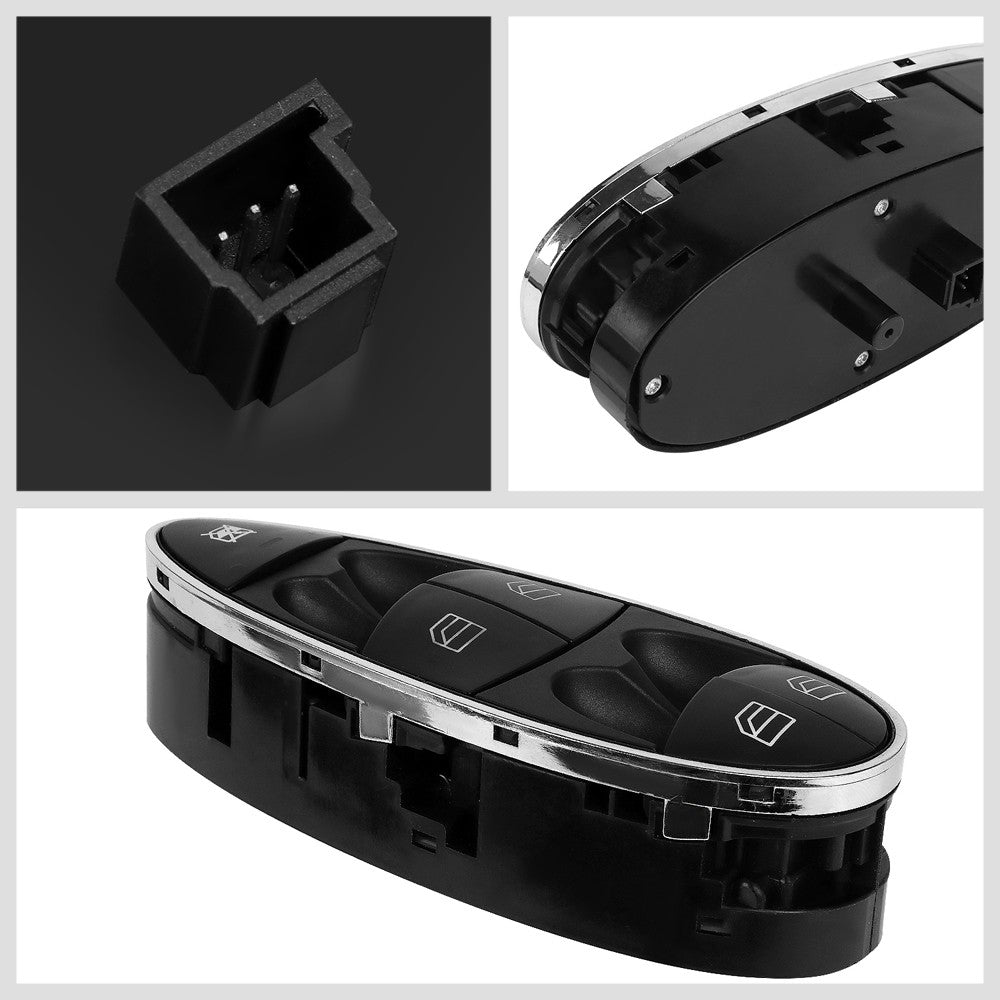 Front Driver Factory Style Power Window Switch For 03-09 Mercedes-Benz E-Class