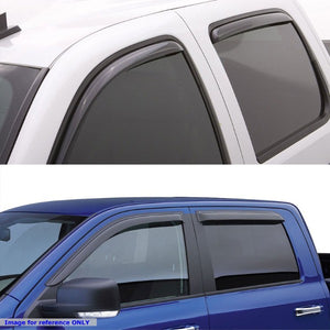 Smoke Tinted Window Wind/Rain Vent Deflectors Visors Guard For 98-02 Accord Coupe 2-DR-Exterior-BuildFastCar