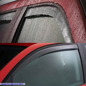 Smoke Tinted Window Wind/Rain Vent Deflectors Visors For 01-04 Stratus/01-05 Sebring-Exterior-BuildFastCar