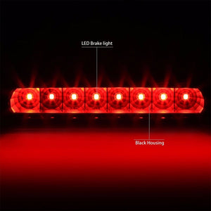 Black Housing Clear Len Rear Third Brake Red LED Light For 03-09 4Runner N210-Exterior-BuildFastCar