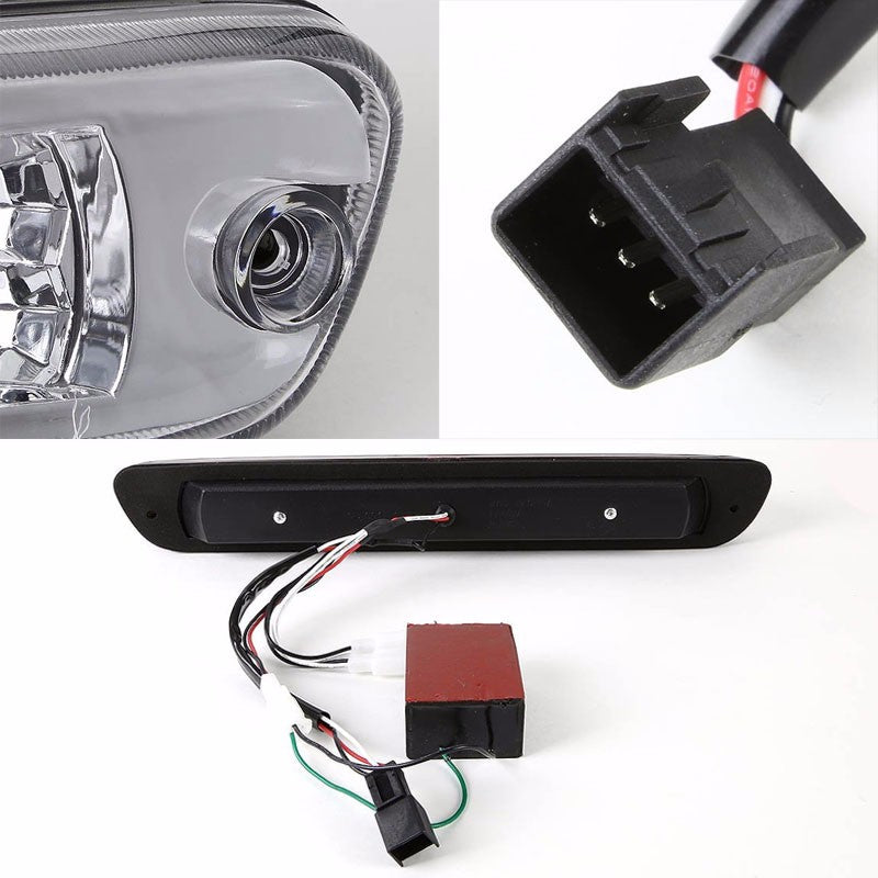 Chrome House Smoke Len Rear Third Brake LED Light For 04-12 Colorado/Canyon-Exterior-BuildFastCar