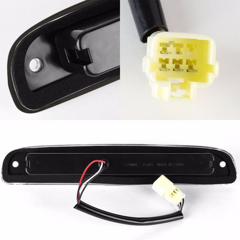 Black Housing Smoke Len Third Brake/Reverse LED Light For Dodge 97-10 Dakota-Exterior-BuildFastCar