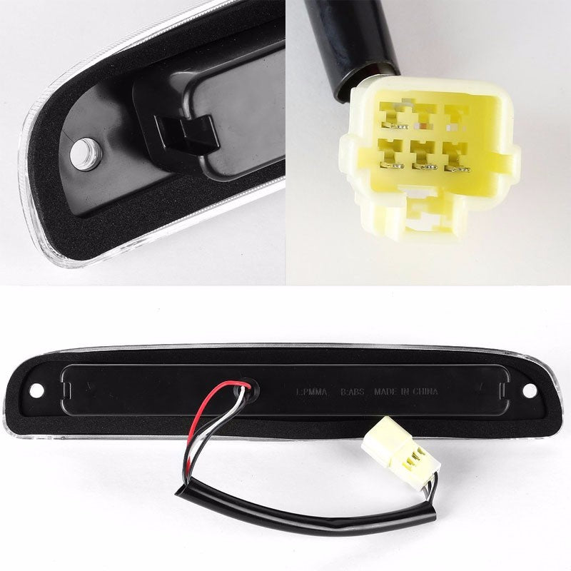 Black Housing Clear Len Third Brake/Reverse LED Light For Dodge 97-10 Dakota-Exterior-BuildFastCar