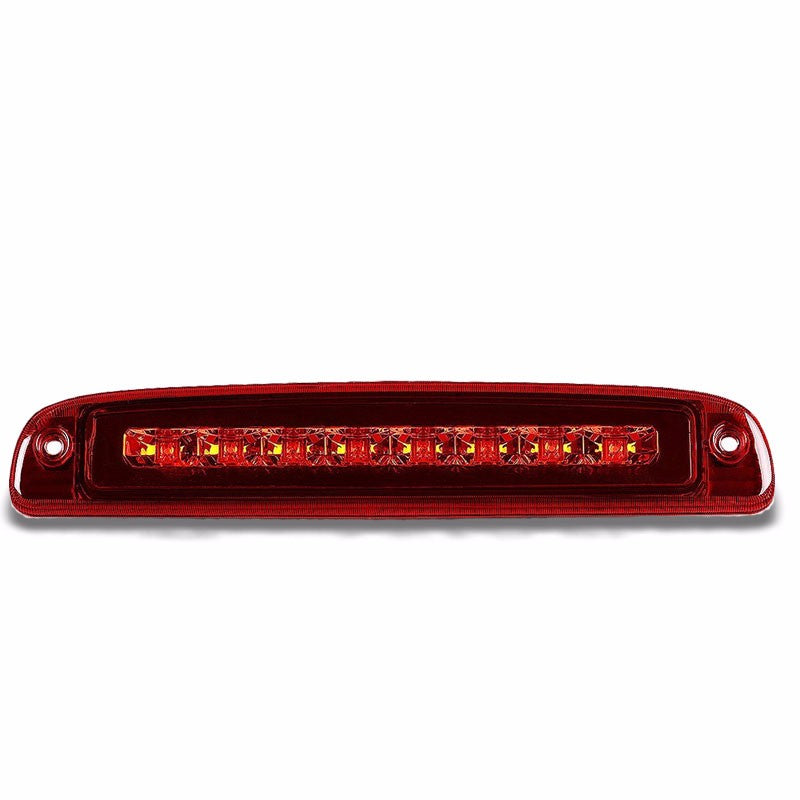 Chrome Housing Red Len Rear Third Brake/Reverse LED Light For Dodge 97-10 Dakota-Exterior-BuildFastCar