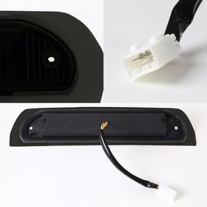 Black Housing Smoke Len Rear Third Brake LED Light For 02-08 Ram 1500/2500/3500-Exterior-BuildFastCar