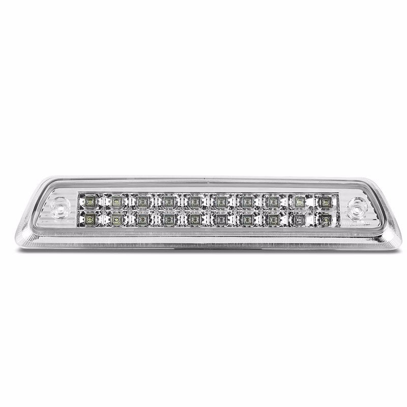 Chrome Housing Clear Len Rear Third Brake LED Light For Ford 09-14 F-150/Mark LT-Exterior-BuildFastCar