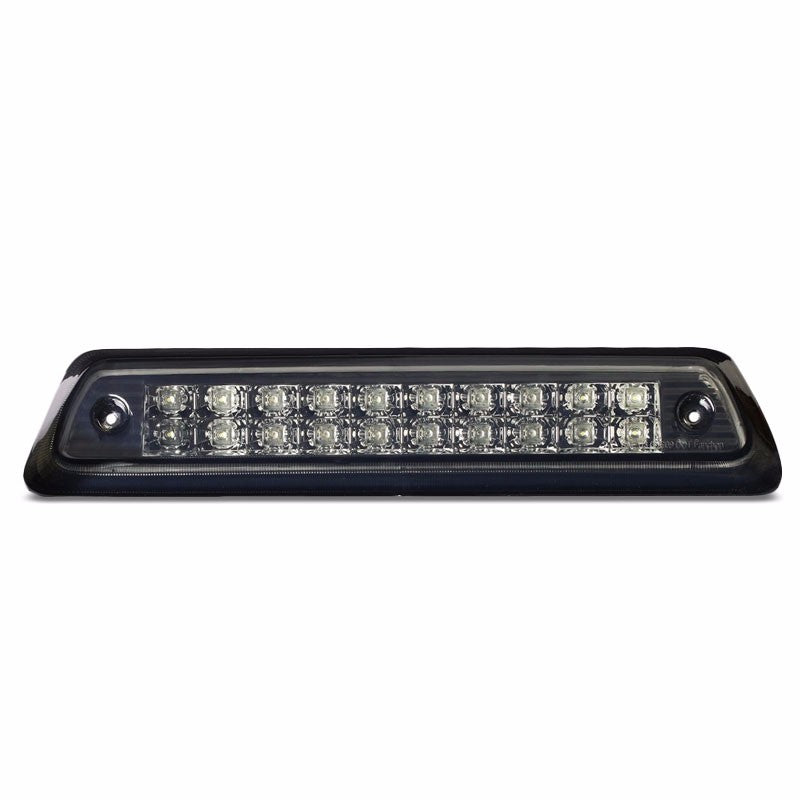 Chrome Housing Smoke Len Rear Third Brake LED Light For Ford 09-14 F-150/Mark LT-Exterior-BuildFastCar