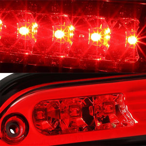 Chrome Housing Red Len Rear Third Center Brake Red Light For Ford 15-16 F-150-Exterior-BuildFastCar