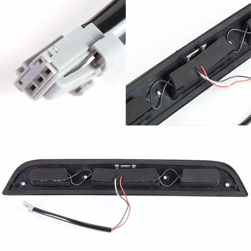 Chrome Housing Red Len Rear Third Center Brake Red Light For Ford 15-16 F-150-Exterior-BuildFastCar