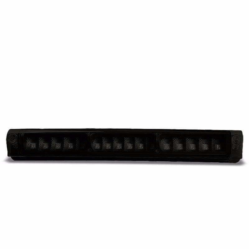Black Housing Smoke Len Rear Third Brake Red LED Light For Ford 97-03 F150/F250-Exterior-BuildFastCar