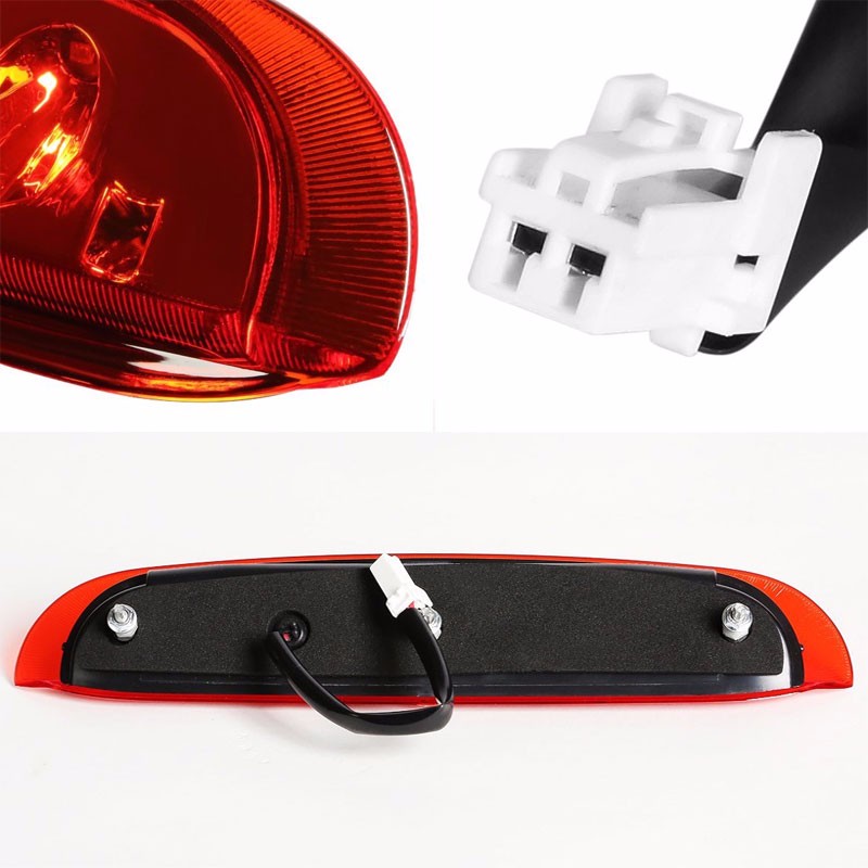 Chrome Housing Red Len Third Brake Red LED Light For 98-01 Explorer UN105/UN150-Exterior-BuildFastCar