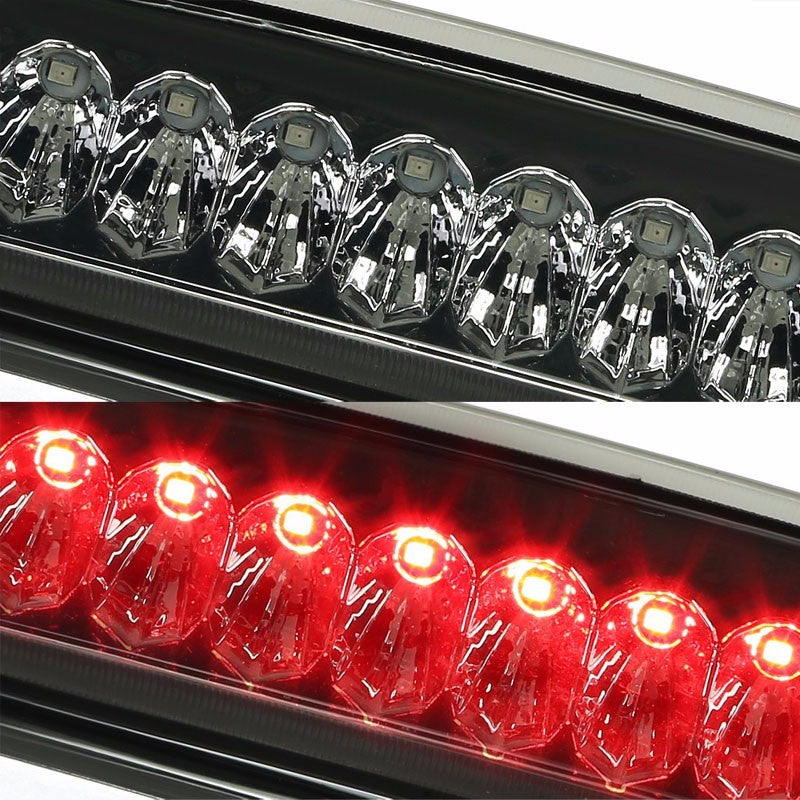 Chrome Housing Smoke Len Third Brake LED Light For 98-01 Explorer UN105/UN150-Exterior-BuildFastCar