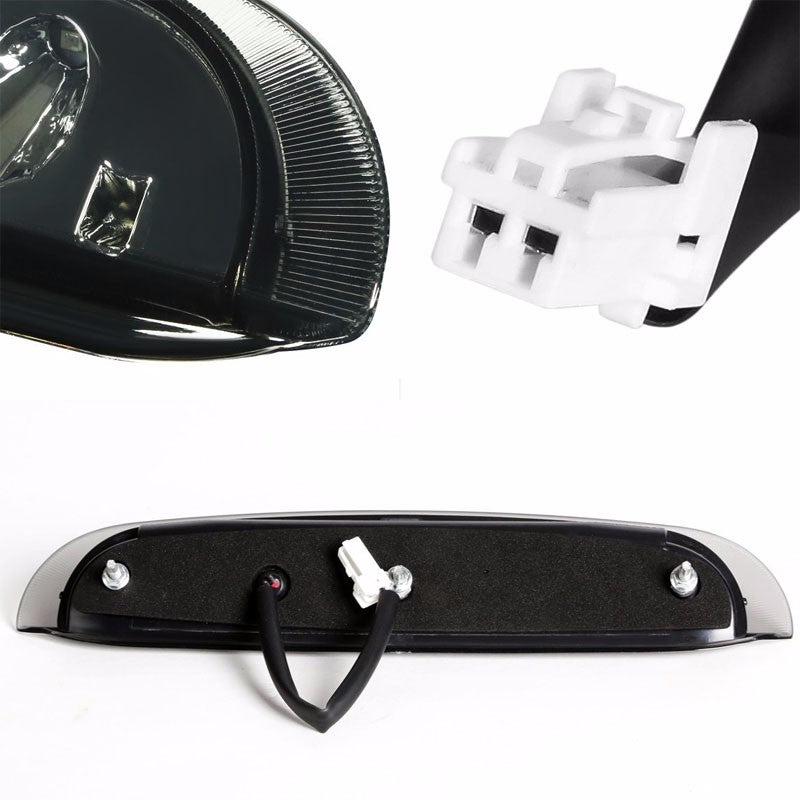 Chrome Housing Smoke Len Third Brake LED Light For 98-01 Explorer UN105/UN150-Exterior-BuildFastCar