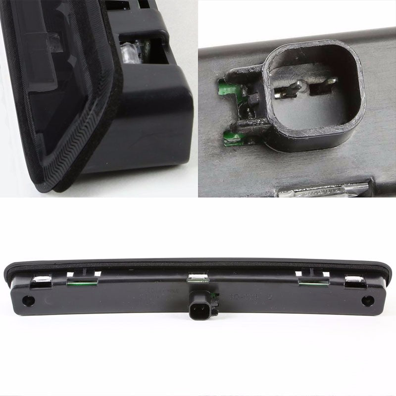 Black Housing Smoke Len Rear Third Brake LED Light For Ford 05-09 Mustang/Shelby-Exterior-BuildFastCar