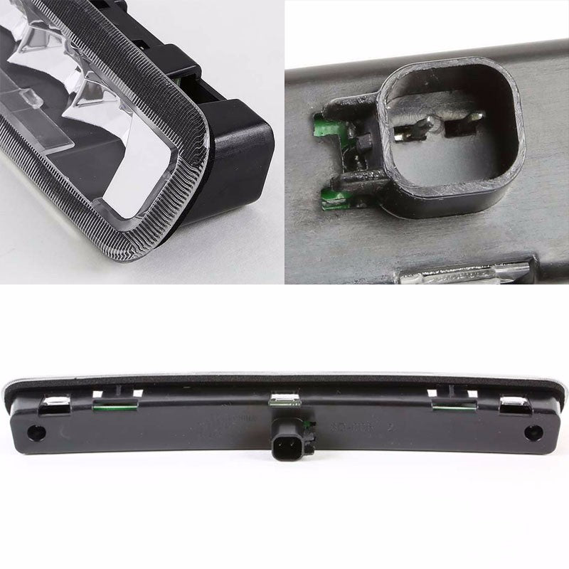 Chrome Housing Clear Len Third Brake Red LED Light For Ford 05-09 Mustang/Shelby-Exterior-BuildFastCar
