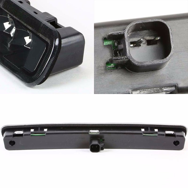 Chrome Housing Smoke Len Third Brake Red LED Light For Ford 05-09 Mustang/Shelby-Exterior-BuildFastCar