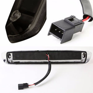 Black Housing Smoke Len Third Brake Light For 07-13 Sierra 1500/2500HD/3500HD-Exterior-BuildFastCar
