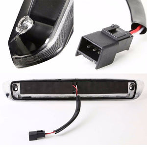 Black Housing Clear Len Third Brake Light For 07-13 Sierra 1500/2500HD/3500HD-Exterior-BuildFastCar