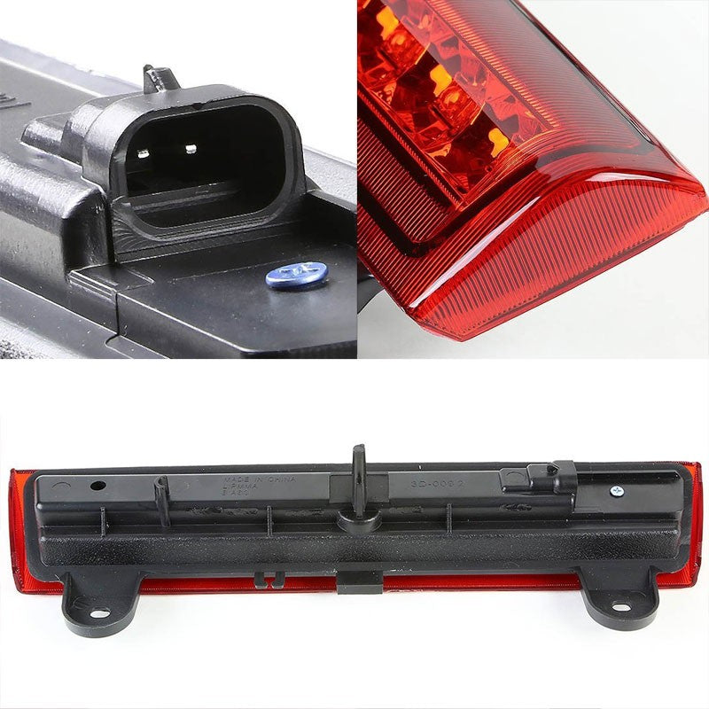 Chrome Housing Red Len Third Brake/Reverse LED Light For 00-06 Yukon/Tahoe/XL-Exterior-BuildFastCar