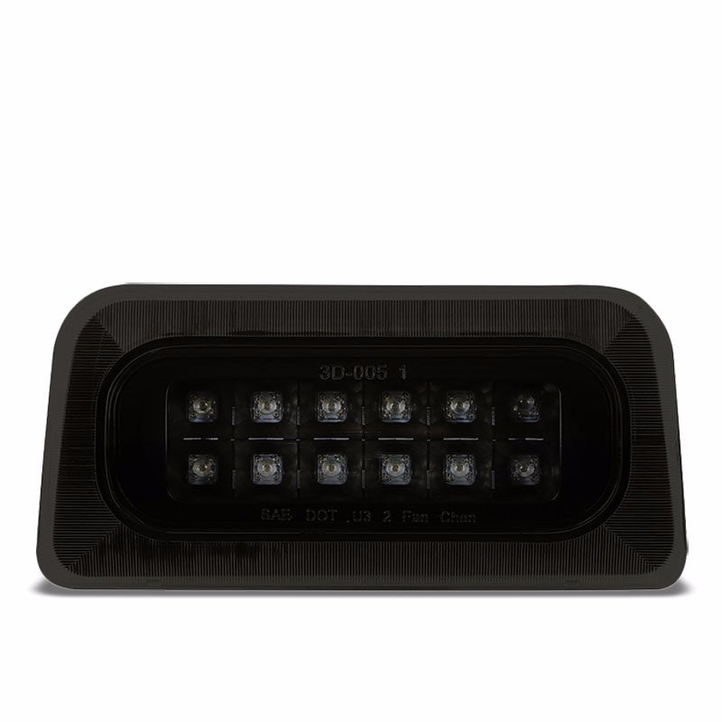 Black Housing Smoke Len Third Brake LED Light For GMC/Chevy 94-03 Sonoma/S10-Exterior-BuildFastCar