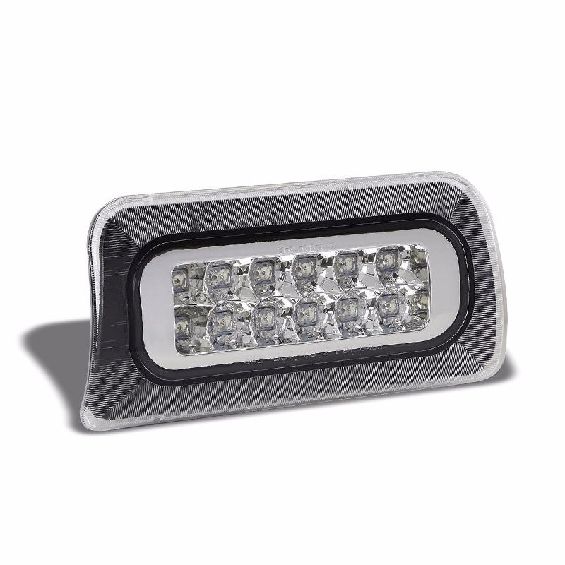 Chrome Housing Clear Len Third Brake LED Light For GMC/Chevy 94-03 Sonoma/S10-Exterior-BuildFastCar