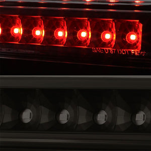 Black Housing Smoke Len Third Brake LED Light For Honda 94-97 Passport/Rodeo-Exterior-BuildFastCar
