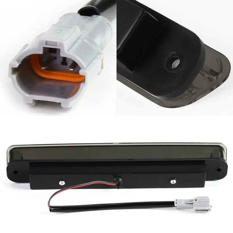Black Housing Smoke Len Third Brake LED Light For Honda 94-97 Passport/Rodeo-Exterior-BuildFastCar