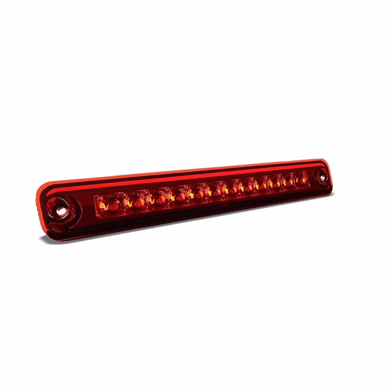Chrome Housing Red Len Third Brake LED Light For Honda 94-97 Passport/Rodeo-Exterior-BuildFastCar