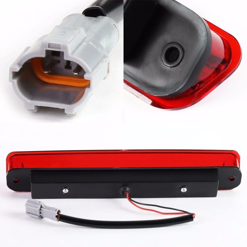 Chrome Housing Red Len Third Brake LED Light For Honda 94-97 Passport/Rodeo-Exterior-BuildFastCar