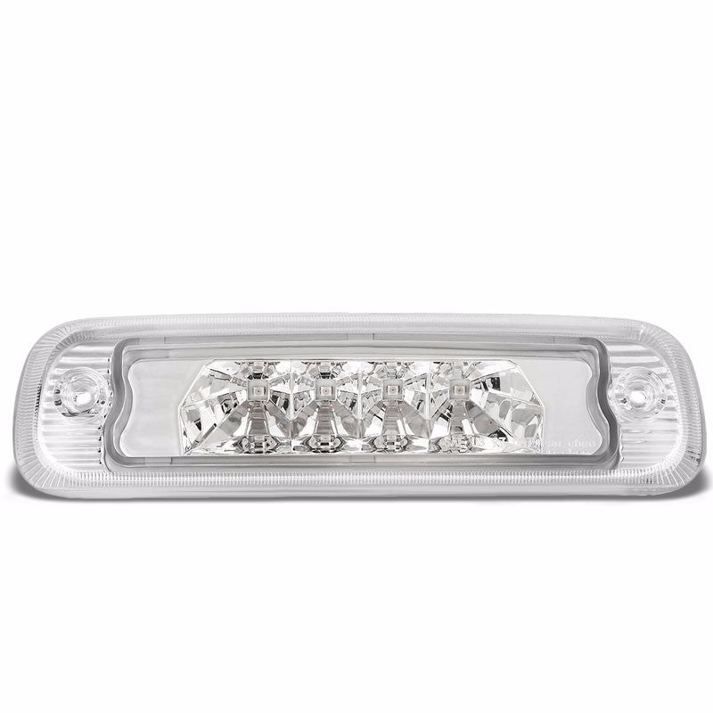 Chrome Housing Clear Len Third Brake LED Light For 97-01 Cherokee XJ 2.5L/4.0L-Exterior-BuildFastCar