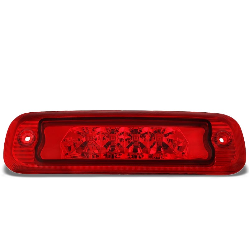 Chrome Housing Red Len Third Brake LED Light For 97-01 Cherokee XJ 2.5L/4.0L-Exterior-BuildFastCar