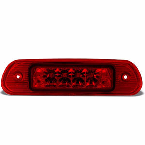 Chrome Housing Red Len Third Brake LED Light For Jeep 99-04 Grand Cherokee WJ-Exterior-BuildFastCar