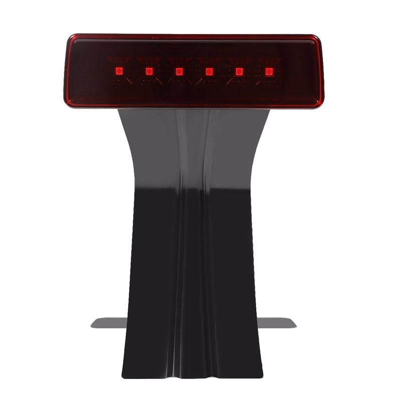 Chrome Housing Red Len Rear Third Brake LED Light For Jeep 07-17 Wrangler JK-Exterior-BuildFastCar