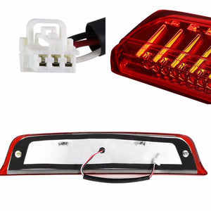 Chrome Housing Red Len Third Brake LED Light For 04-14 Titan A60/Frontier D40-Exterior-BuildFastCar