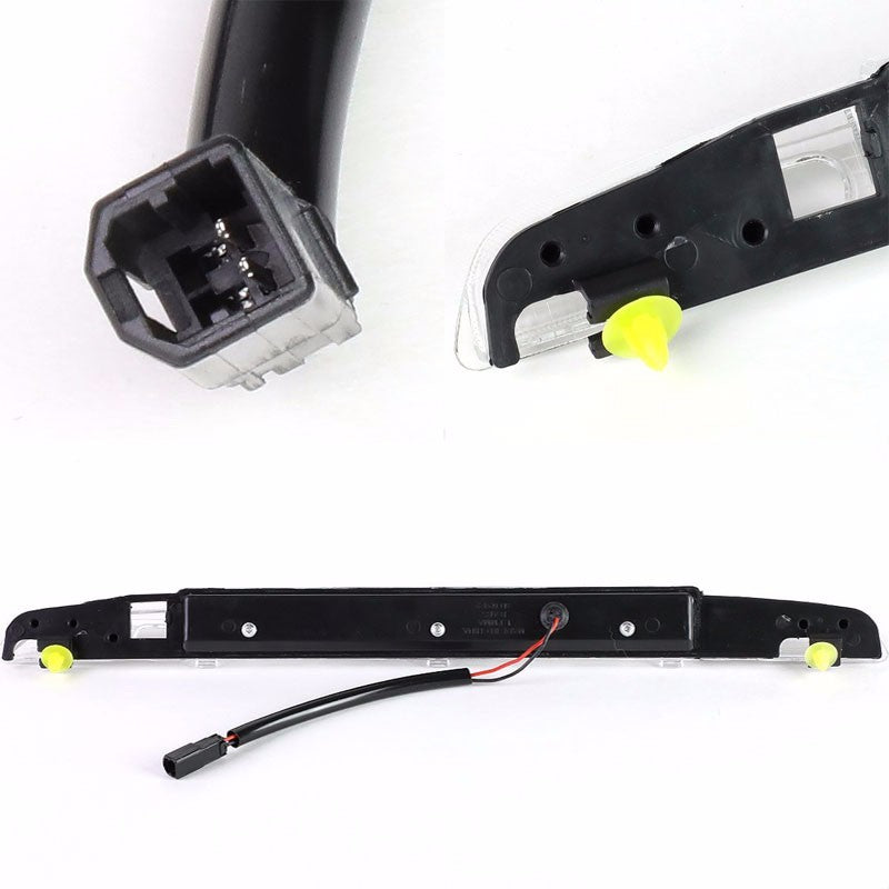 Black Housing Smoke Len Third Brake LED Light For 93-95 Pathfinder WD21 3.0L V6-Exterior-BuildFastCar