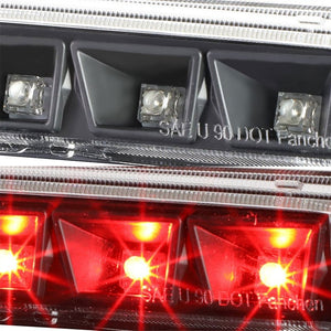 Black Housing Clear Len Third Brake LED Light For 93-95 Pathfinder WD21 3.0L V6-Exterior-BuildFastCar