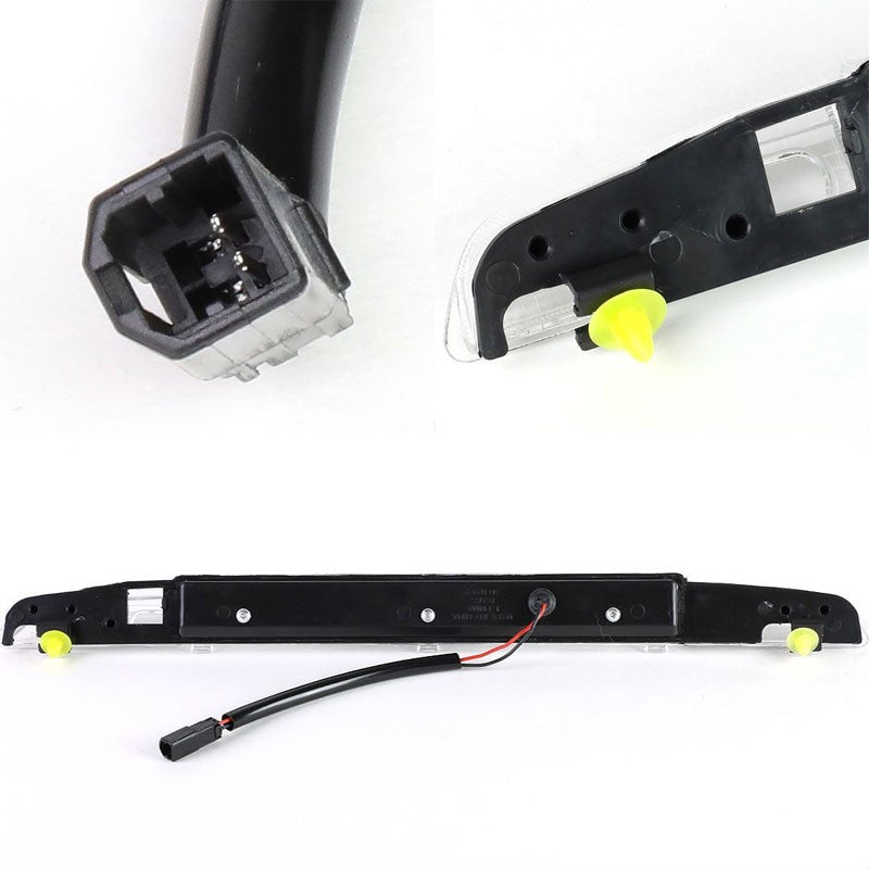 Black Housing Clear Len Third Brake LED Light For 93-95 Pathfinder WD21 3.0L V6-Exterior-BuildFastCar