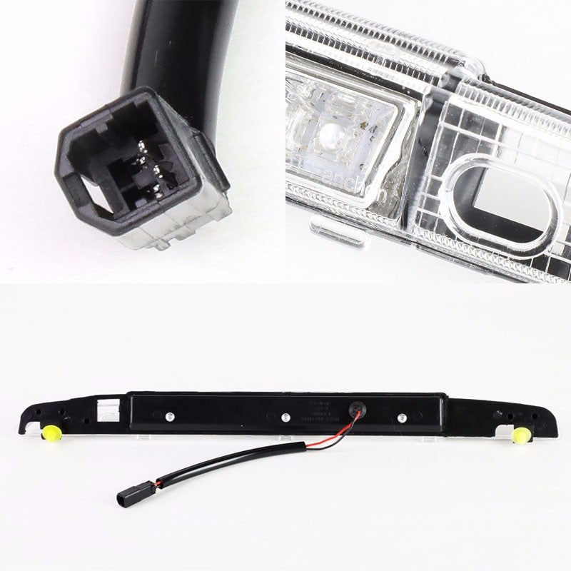 Chrome Housing Clear Len Third Brake LED Light For 93-95 Pathfinder WD21 3.0L V6-Exterior-BuildFastCar