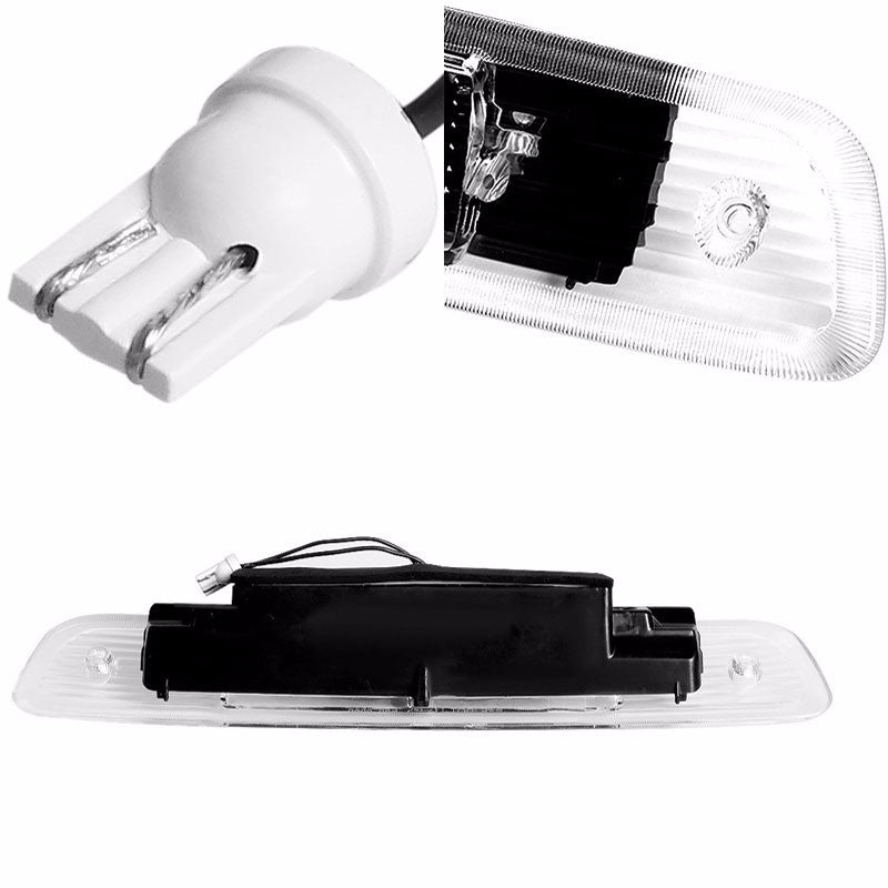 Black Housing Clear Len Third Brake Red LED Light For 01-03 Highlander XU20-Exterior-BuildFastCar
