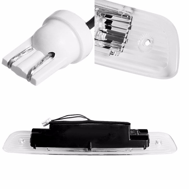 Chrome Housing Clear Len Third Brake Red LED Light For 01-03 Highlander XU20-Exterior-BuildFastCar