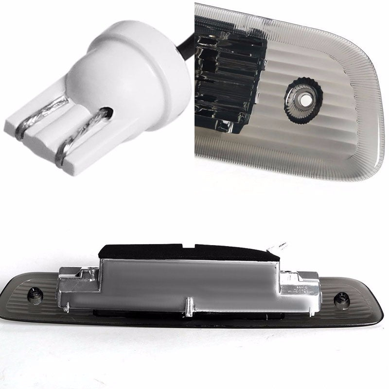 Chrome Housing Smoke Len Third Brake Red LED Light For 01-03 Highlander XU20-Exterior-BuildFastCar