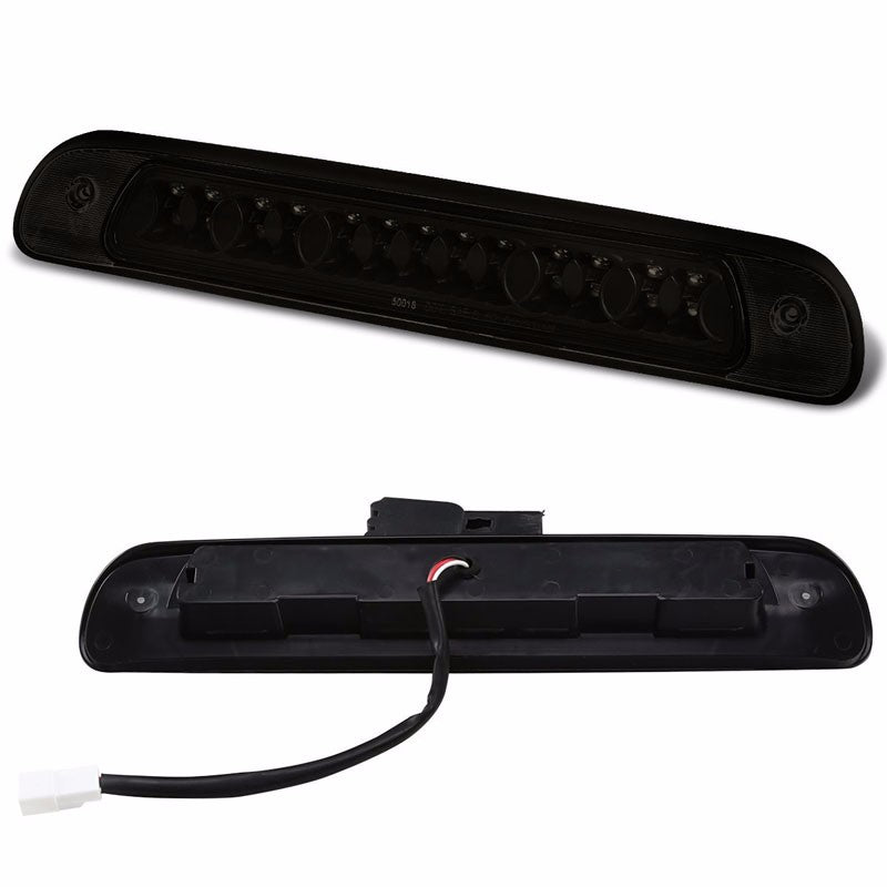 Black Housing Smoke Len Rear Third Brake Red LED Light For Toyota 00-06 Tundra-Exterior-BuildFastCar