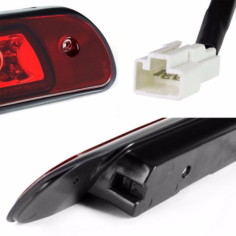 Chrome Housing Red Len Rear Third Brake Red LED Light For Toyota 00-06 Tundra-Exterior-BuildFastCar