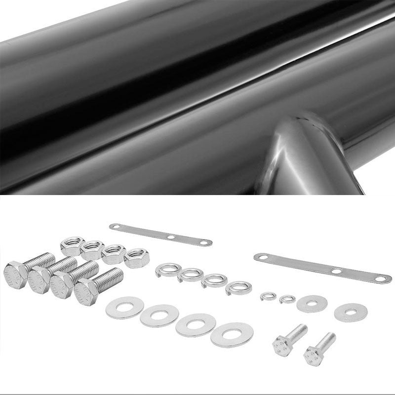 Black Front Bull Bar Bumper Brush Grille Guard Frame For Jeep 87-06 Wrangler-Exterior-BuildFastCar