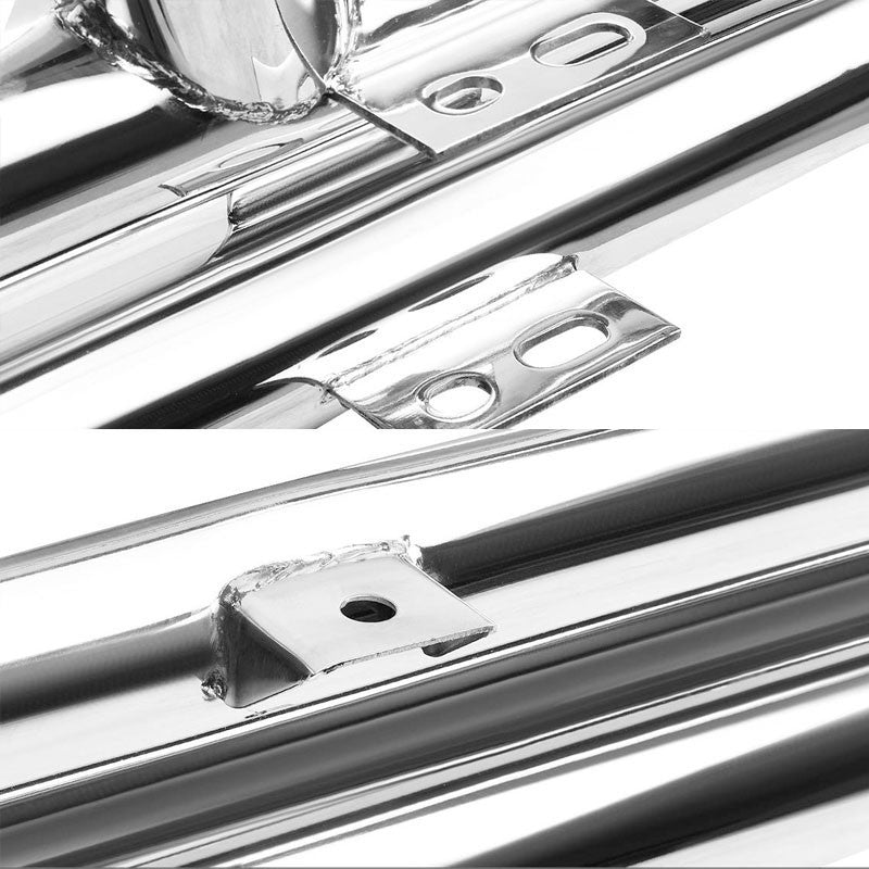 Chrome Front Bull Bar Bumper Brush Grille Guard Frame For Jeep 87-06 Wrangler-Exterior-BuildFastCar
